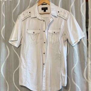Helix short sleeve dress shirt size large
